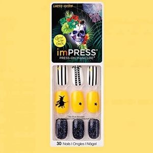 New Kiss Impress Press on Manicure Fake Nails Teen Witch